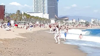 Barcelona beach walk ????????beach Sant Miquel