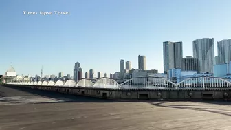 Time-lapse Travel - Tokyo Future City Takeshiba - Japan