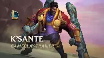 K’Sante: Der Stolz von Nazumah | Gameplay-Trailer – League of Legends