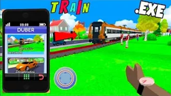 Train Unlocked | Dude theft Wars .EXE | Dude theft Wars funny moments | Apkim Gaming