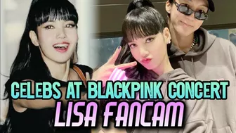 Lisa Fancam | Celebrities at Blackpink Concert in Seoul