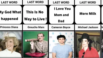 Celebrity Last Words Before Death