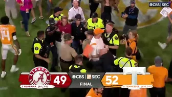 Tennessee GAME-WINNER vs. Alabama & fans rush the field