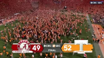 Tennessee GAME-WINNER vs. Alabama & fans rush the field