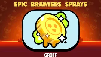 All Brawlers and Skins Sprays In Brawl Stars