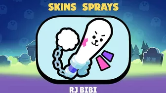 All Brawlers and Skins Sprays In Brawl Stars