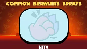 All Brawlers and Skins Sprays In Brawl Stars