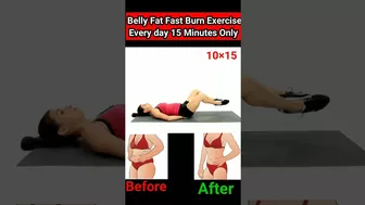 Belly fat fast burning exercise #shorts #yoga #workout