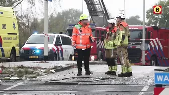 Trein DOORBOORT bus op spoorovergang | Omroep Brabant