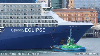 Celebrity Eclipse Cruise Ship Arrives in Auckland - 2022