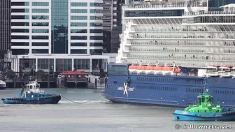 Celebrity Eclipse Cruise Ship Arrives in Auckland - 2022