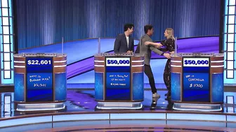 Will Simu Liu Pull Another Upset? - Celebrity Jeopardy!