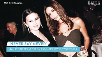 Hailey Bieber Poses with Selena Gomez After Addressing Rumors She "Stole" Justin Bieber | PEOPLE