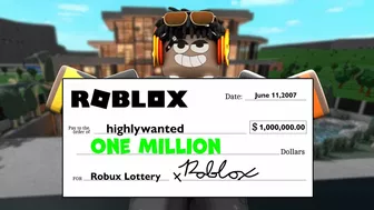 Roblox did a ROBUX LOTTERY