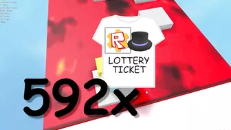 Roblox did a ROBUX LOTTERY