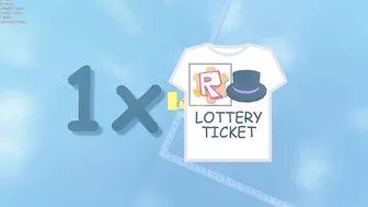 Roblox did a ROBUX LOTTERY