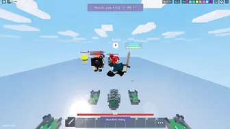 Trying out the WORST update in ROBLOX BEDWARS...