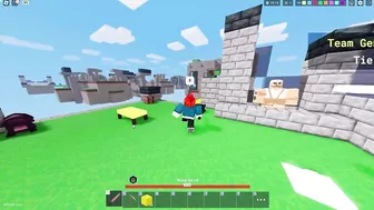 Trying out the WORST update in ROBLOX BEDWARS...