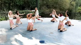 TWERK choreography with the GIRLS to reveal my BIG SURPRISE!