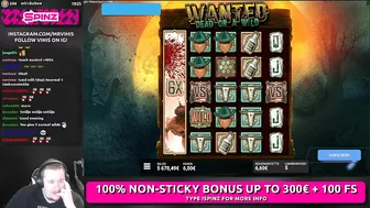 WANTED DEAD OR A WILD ★ INSANE DUEL BONUS ★ VIHISLOTS TWITCH STREAM