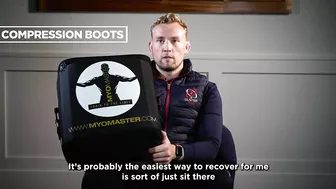 What does Ulster Rugby player Kieran Treadwell pack for away games?