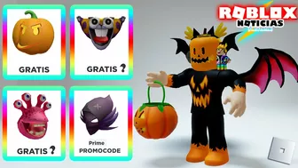 PROMOCODES Y ACCESORIOS GRATIS *SEMANA HALLOWEEN* DE ROBLOX - (Noticias Octubre)