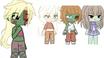 ZOMBIE OC Challenge!! ????????????‍♀️????‍♂️ (Gacha Trend...)