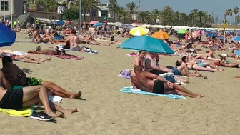 Barcelona beach walk ????????beach Somorrostro