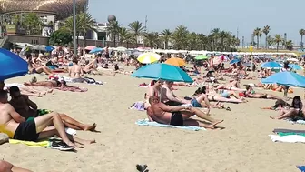 Barcelona beach walk ????????beach Somorrostro