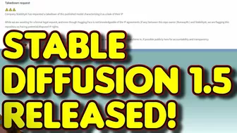 Stable Diffusion Model v1.5 Released!