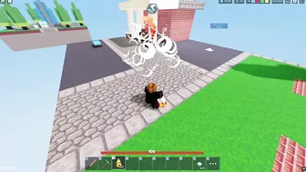 Fireball + Static 3 + Damage 3 (Roblox Bedwars)