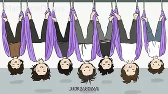 BTS Animation - Flying Yoga!