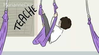 BTS Animation - Flying Yoga!