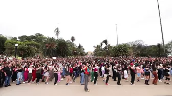 박진영 (J.Y. Park) "Groove Back" Dance Challenge in São Paulo, Brazil