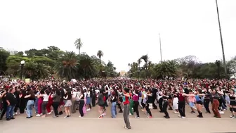 박진영 (J.Y. Park) "Groove Back" Dance Challenge in São Paulo, Brazil