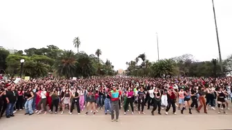 박진영 (J.Y. Park) "Groove Back" Dance Challenge in São Paulo, Brazil