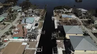 Hurricane Ian Drone Video (South End Fort Myers Beach)