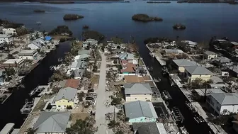 Hurricane Ian Drone Video (South End Fort Myers Beach)