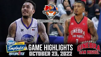 Barangay Ginebra vs Magnolia Hotshots Game Highlights • 10/23 | PBA Commissioner's Cup