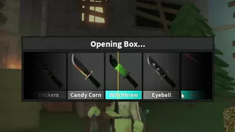 SPENDING 100K CANDIES ON THE NEW HALLOWEEN BOX.. [Roblox mm2]