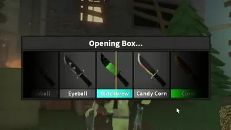 SPENDING 100K CANDIES ON THE NEW HALLOWEEN BOX.. [Roblox mm2]