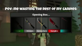 SPENDING 100K CANDIES ON THE NEW HALLOWEEN BOX.. [Roblox mm2]