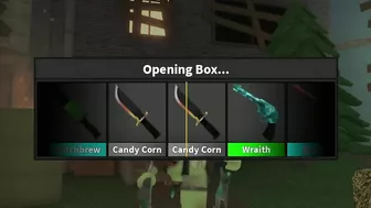 SPENDING 100K CANDIES ON THE NEW HALLOWEEN BOX.. [Roblox mm2]