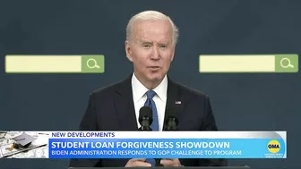 Biden administration appeals challenge to student loan forgiveness program l GMA