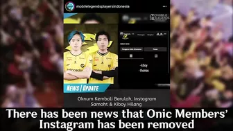 ONIC ESPORTS’ INSTAGRAM ACCOUNT is Getting REPORTED… ????