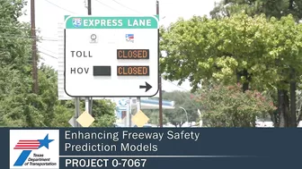 Enhancing Freeway Safety Prediction Models: Project 0-7067