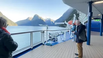 CELEBRITY ECLIPSE: Beautiful views of Milford Sound, New Zealand