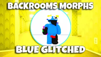 ROBLOX - Find The Backrooms Morphs - BLUE GLITCHED