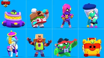 Brawl stars Halloween update new skins winning and losing animation