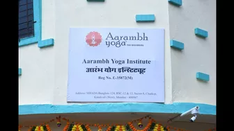 New Yoga Center inauguration Ceremony 2nd October 2022. Aarambh Yoga Institute, Mumbai-India.